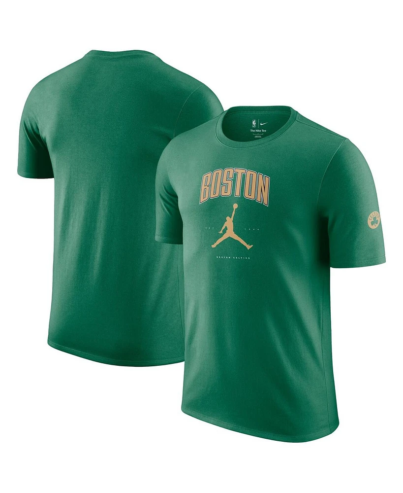 Jordan Men's and Women's Kelly Green Boston Celtics Essential Cities T-Shirt