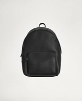 Mango Men's Faux-Leather Backpack