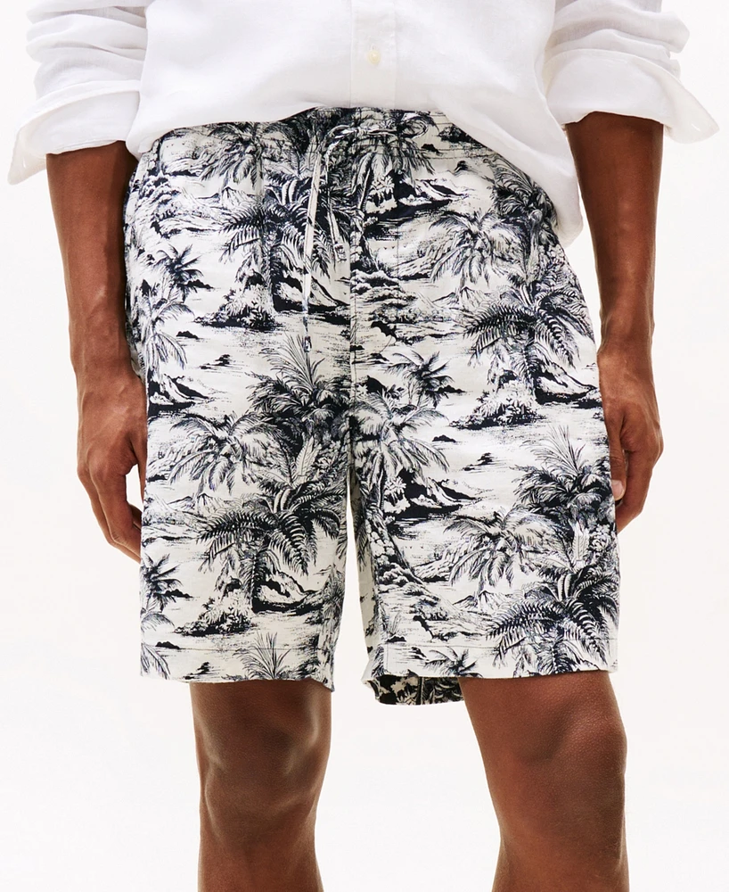 Tommy Hilfiger Men's Big & Tall Brooklyn Relaxed Fit Printed 7" Shorts