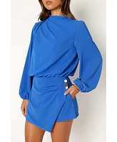 Petal and Pup Women's Galen Long Sleeve Romper