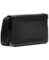 Michael Kors Men's Leather Mini-Flap Logo Crossbody Bag