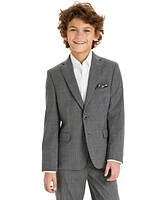 Michael Kors Big Boys Classic-Fit Windowpane Suit