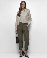 Dkny Women's Tie-Front Cargo Pants