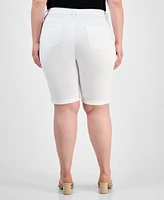 Jones New York Plus Size Lexington Bermuda Shorts