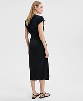 I.n.c. International Concepts Women's Tie-Front Shirt Dress, Exclusively at Macy's