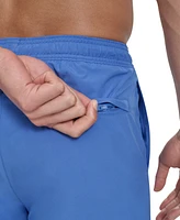 Calvin Klein Men's Regular-Fit Quick-Dry 5" Swim Trunks with Compression Short Liner