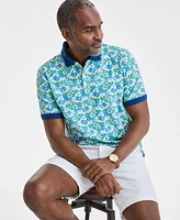 Club Room Men's Hale Flower Pique Polo Shirt, Exclusively at Macy's