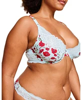 Aleena Women's Plus-Size Unlined Plunge Bra
