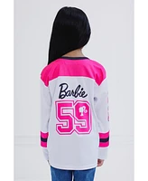 Barbie Mesh Hockey Jersey Long Sleeve T-Shirt