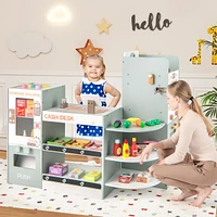 Kids Grocery Store Playset Pretend Play Supermarket for Creative Fun