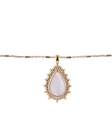 Rachel Rachel Roy Gold Tone Long Pendant Necklace