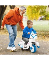 12V Unicorn Ride on Toy with Training Wheels and Horse Riding Mode