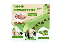 6V Kids Ride on Dinosaur with Foot Pedal and Padded Seat and Music