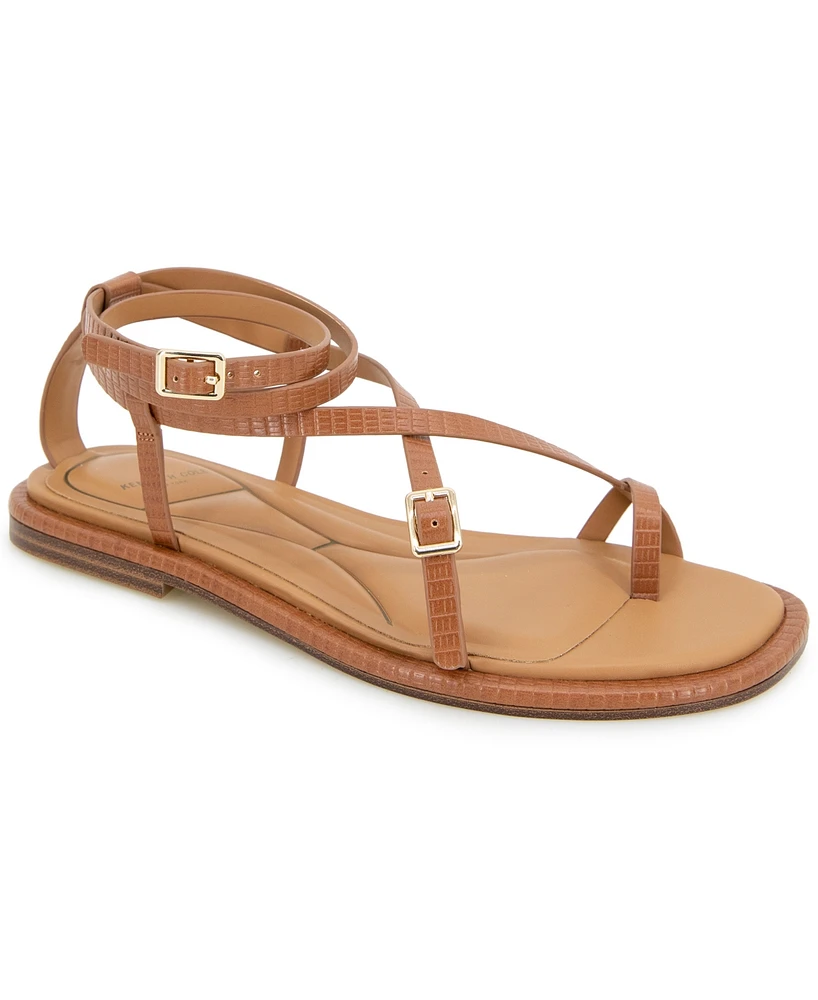 Kenneth Cole New York Women's Paros Square Toe Flat Sandals