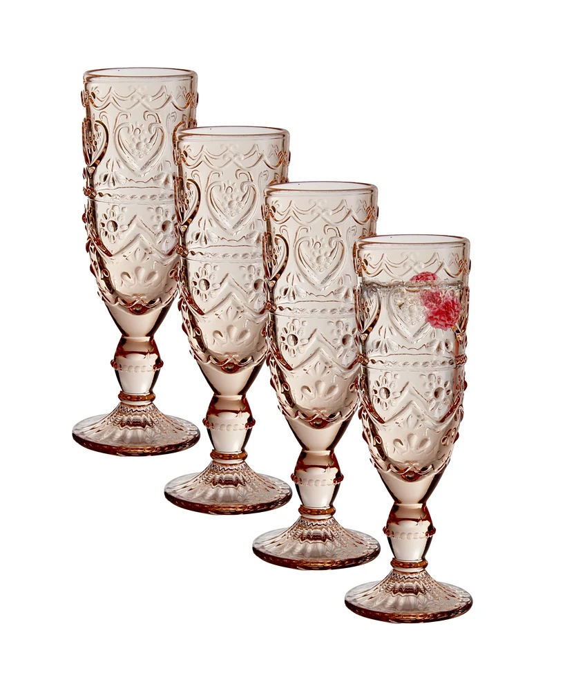 Qualia Glass Tuscany Champagne Flute Glasses