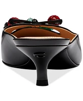 Coach Women's Runway Embellished Bow-Trim Mules