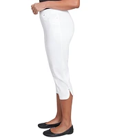 Alfred Dunner Petite Mid-Rise Tulip-Hem Capri Pants