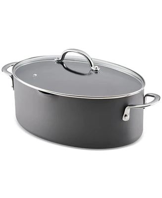 Rachael Ray Professional Hard-Anodized Nonstick 8-Qt. Oval Pasta Pot & Braiser