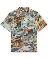 Polo Ralph Lauren Men's Classic-Fit Patchwork-Print Camp Shirt