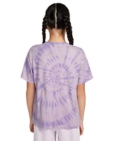 Nike Big Girls Sportswear Tie-Dyed Crewneck T-Shirt