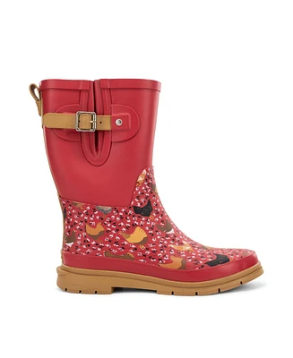 Golden Gals Mid Rain Boot