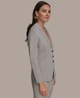 Donna Karan New York Women's Button-Front Sweater Jacket