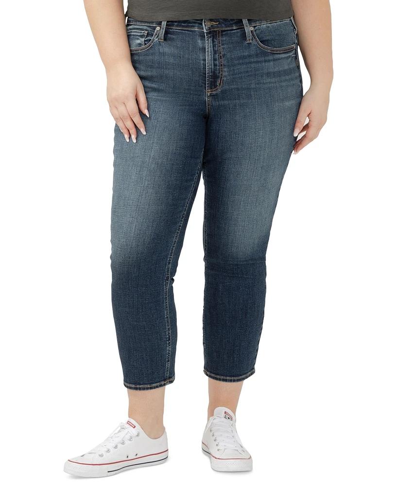 Silver Jeans Co. Plus Most Wanted Mid-Rise Ankle