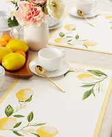 Design Imports Lemon Bliss Placemat, Set of 6