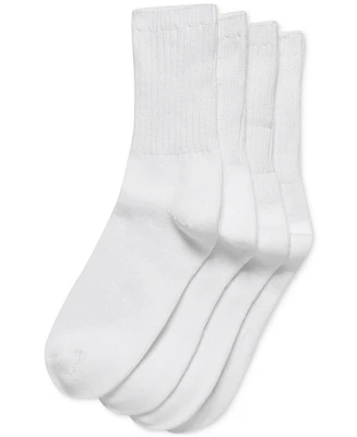 Calvin Klein Women's 4-Pk. Casual Crew Socks CKW223CR04