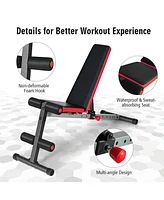 Multi-function Weight Bench with Adjustable Backrest