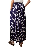 HotSquash London Women's Luxury Roll Top Maxi Skirt