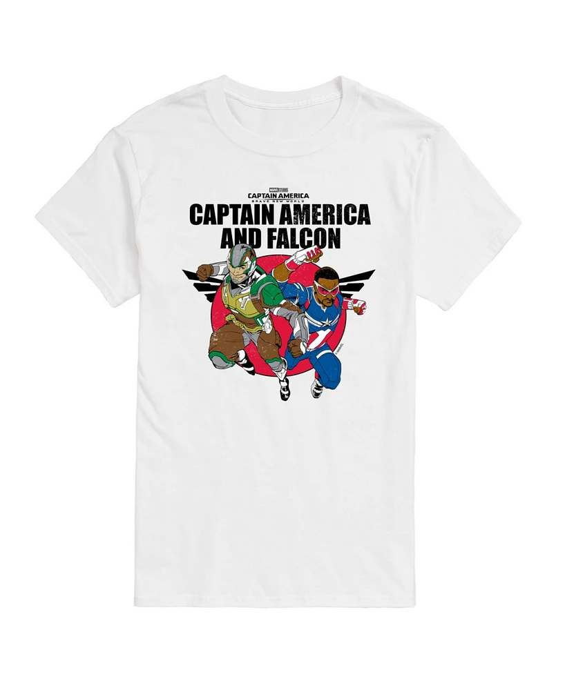 Airwaves Men's Captain America Brave New World Falcon Short Sleeve T-Shirt