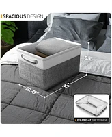Sorbus Pack 15 inch Collapsible Storage Bins with Handles