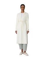 Soia & Kyo Womens Aliciana Mid-Thigh-Length Sustainable Coatigan With Belt