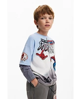 Desigual Boys's Combined Spiderman T-shirt