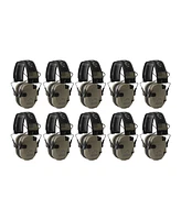 Walker's Razor Slim Ultra Low Profile Compact Design Earmuffs (Fde) 10-Pack