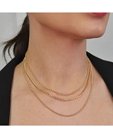 Bling Jewelry Statement Sparkling Bead Collar Necklace Multi-Strand Gold-Plated Choker 15-30 Inch