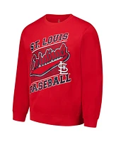 Stitches Men's Red St. Louis Cardinals Pullover Sweatshirt