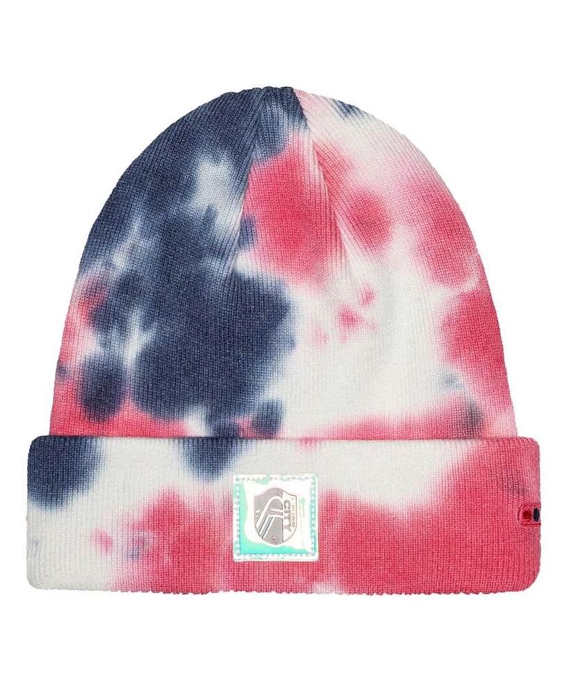 Fan Ink Men's St. Louis City Sc Psychedelic Tie-Dye Cuffed Knit Hat