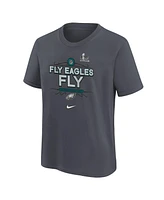 Nike Big Boys and Girls Anthracite Philadelphia Eagles Super Bowl Lix Local T-Shirt