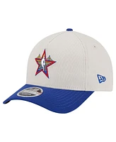 New Era Big Boys and Girls 2025 Nba All-Star Game Cream/Blue Big Star Corduroy 9FORTY Adjustable Hat