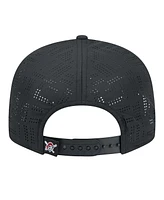 New Era Men's Black Pittsburgh Pirates Laser Cut 9FIFTY Snapback Hat