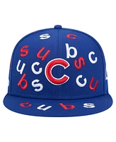 New Era Men's Royal Chicago Cubs Team Confetti 59FIFTY Fitted Hat