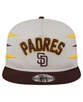 New Era Men's Cream San Diego Padres Iron Golfer Snapback Hat