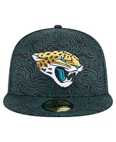 New Era Men's Black Jacksonville Jaguars Geo 59FIFTY Fitted Hat