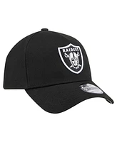 New Era Men's Black Las Vegas Raiders A-Frame 9FORTY Adjustable Hat