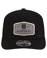 New Era Men's Black Austin Fc Labeled 9SEVENTY Trucker Stretch-Snap Adjustable Hat