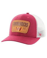 '47 Brand Men's Burgundy/White Washington Commanders Thrash Trophy Flex Hat