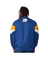 Starter Men's Royal Chase Elliott Napa Striker I V-Neck Pullover Jacket