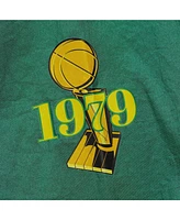 Mitchell & Ness Men's and Women's Kelly Green Seattle Supersonics Hardwood Classics Team Og 3.0 Anorak Half-Zip Windbreaker Jacket